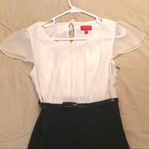 Black and White Dress Signature by Sangria